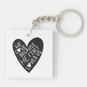 We love because he first loved us キーホルダー (裏面)