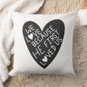 We love because he first loved us クッション (ブランケット)