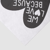 We love because he first loved us 薄葉紙 (詳細)