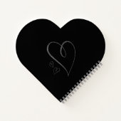 We Love Cosplay | Heart Shaped Spiral Notebook ノートブック (裏面)