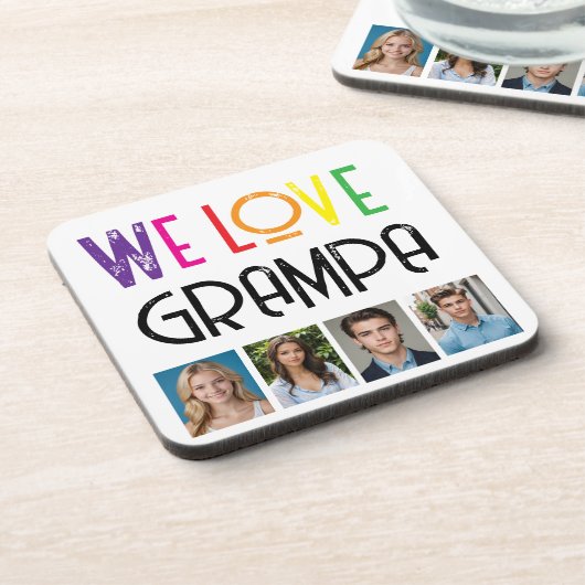 WE LOVE GIFT, EDIT ADD PHOTO コースター (左側)