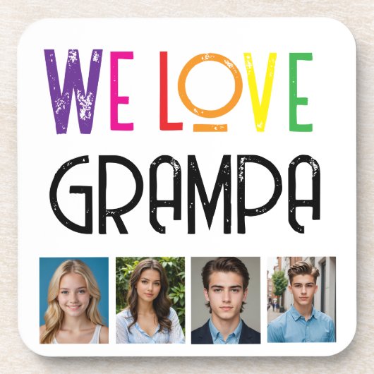 WE LOVE GIFT, EDIT ADD PHOTO コースター (正面)