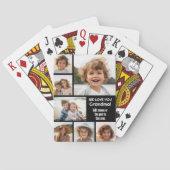 We Love Gramona - 7枚の写真とコラージュ トランプ (裏面)
