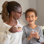 We Love Mom Ever Pink Custom Photo Collage Mugs マグカップ