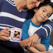 We Love Mom Ever Pink Custom Photo Collage Mugs マグカップ