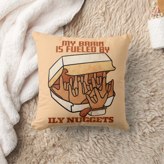 We Love Nuggets - Nugget Love - ASL ILY Obsession クッション (ブランケット)