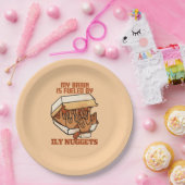We Love Nuggets - Nugget Love - ASL ILY Obsession ペーパープレート (パーティー)