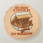 We Love Nuggets - Nugget Love - ASL ILY Obsession ラウンドクッション (裏面)