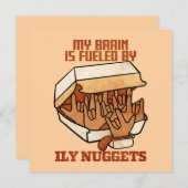 We Love Nuggets - Nugget Love - ASL ILY Obsession 招待状 (正面/裏面)