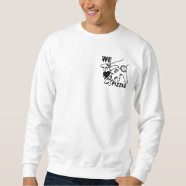 We Love Pizzas - Pizza Love - ASL ILY Obsession De スウェットシャツ