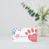 We Love Referralsフローラ&葉ペットポープリント 紹介カード (スタンド正面)