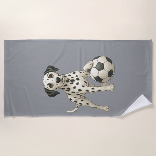 we love sports ビーチタオル (正面)