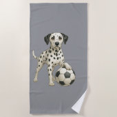 we love sports ビーチタオル (正面)