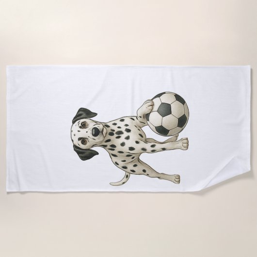 we love sports ビーチタオル (正面)