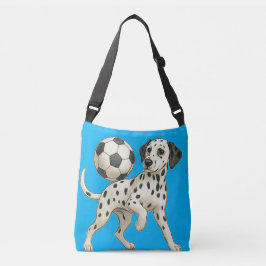 we love sports tote bag, football, soccer themed  クロスボディバッグ