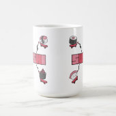 We Love Sushi - Sushi Love - ASL ILY Obsession コーヒーマグカップ (中央)