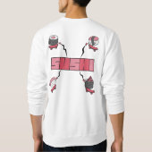 We Love Sushi - Sushi Love - ASL ILY Obsession スウェットシャツ (裏面)