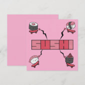 We Love Sushi - Sushi Love - ASL ILY Obsession セーブザデート (正面/裏面)