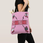 We Love Sushi - Sushi Love - ASL ILY Obsession トートバッグ (クローズアップ)