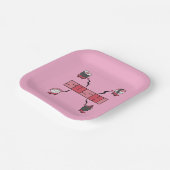 We Love Sushi - Sushi Love - ASL ILY Obsession ペーパープレート (傾斜あり)