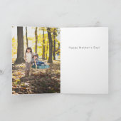 We Love Yiayia Greek Mother's Day photo カード (内部)