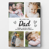 We Love Youパパモダンコラージュ フォトプラーク (正面)