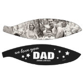 We Love Youパパ写真 |黒と白の星 バスケットボール (パネル)