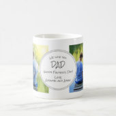 We Love Youパパ2 Photo Happy Father's Day コーヒーマグカップ (中央)