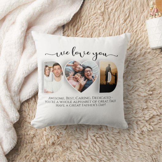 We Love YouパパPhoto Pillow クッション (ブランケット)