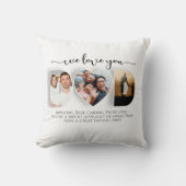 We Love YouパパPhoto Pillow クッション (正面)