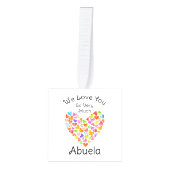 We Love You Abuela 2 Photo Cubeオーナメント キューブオーナメント (正面)