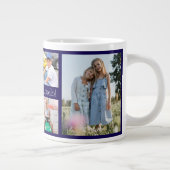 We Love You Abuelo祖父6 Photo ジャンボコーヒーマグカップ (右)