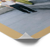 We Love You Custom Family Photo Collage  ポスター (角)