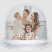 We Love You Dad Custom Snow Globe (正面)