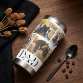We Love You Dad Personalized Father Photo Collage 保温保冷タンブラー