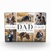 We Love You Dad Simple Father Collage Keepsake フォトブロック (正面)