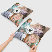 We Love You Daddy モダン / 4 Photo Collage クッション