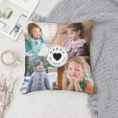 We Love You Daddy モダン / 4 Photo Collage クッション