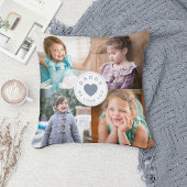 We Love You Daddy モダン Dusty Blueハート4 Photos クッション