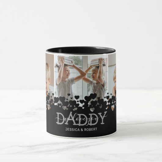 We Love You Daddy 3 Photo Mug マグカップ (中央)