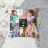 We Love You Daddy 4フォトコラージュ写真 クッション
