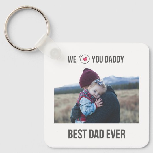 WE LOVE YOU DADDY KEYCHAIN 2フォトカスタム キーホルダー (正面)