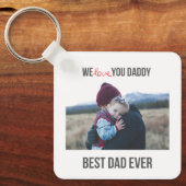 WE LOVE YOU DADDY KEYCHAIN 2フォトカスタム キーホルダー (正面)