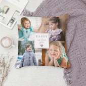 We Love You Daddy Photo Collage Photo クッション