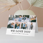 We Love You Fanteers Day Photo カード<br><div class="desc">シンプルお父さモダンんのデイカード。</div>