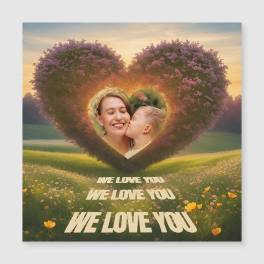 We love You - Fotoherz für Mütter (正面)