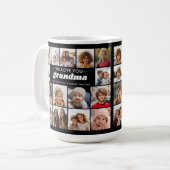 We Love You Granda - 15フォトコラージュ コーヒーマグカップ (正面左)