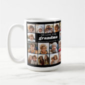 We Love You Granda - 15フォトコラージュ コーヒーマグカップ (左)