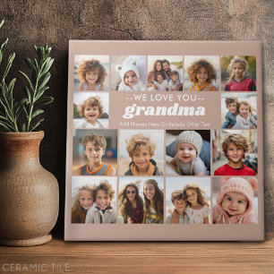 We Love You Granda - 15 Photo Collage Gallery タイル