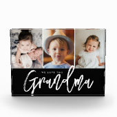 We love you Grandma Custom Grandchildren photos フォトブロック (正面)